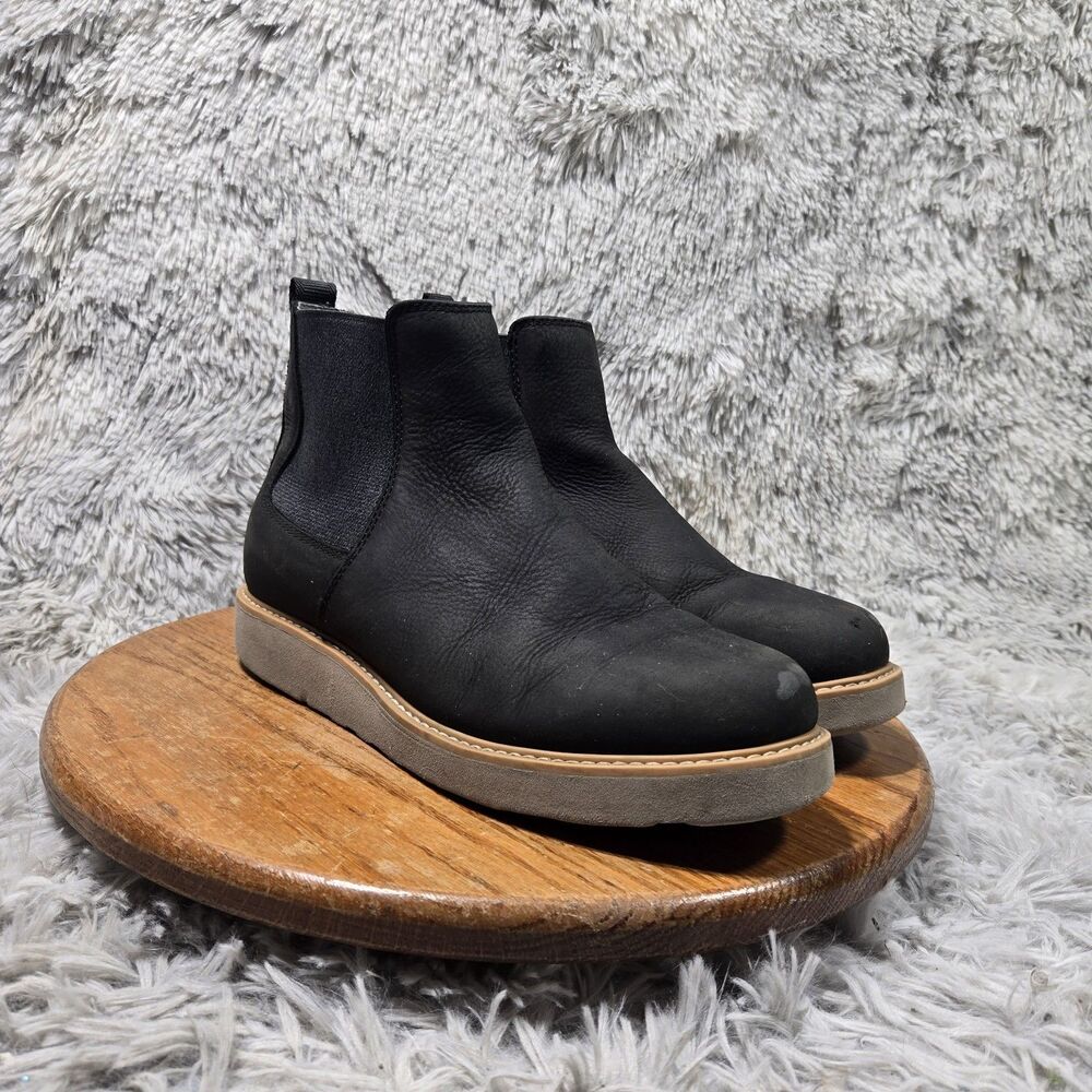 Kodiak Bonshaw Waterproof Ankle Boots Mens Size 10 Gray Black Comfort All Season